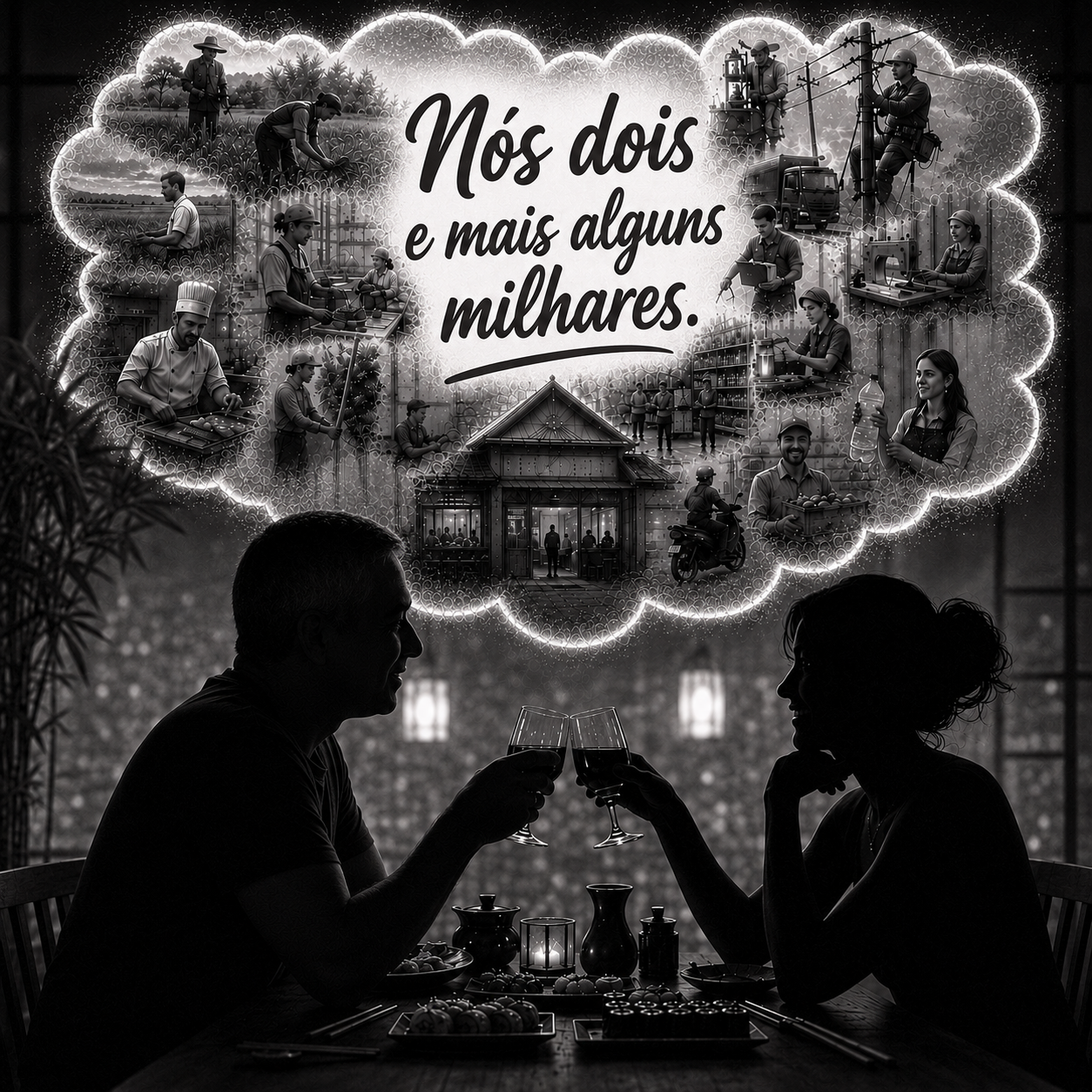 Nós dois e mais alguns milhares